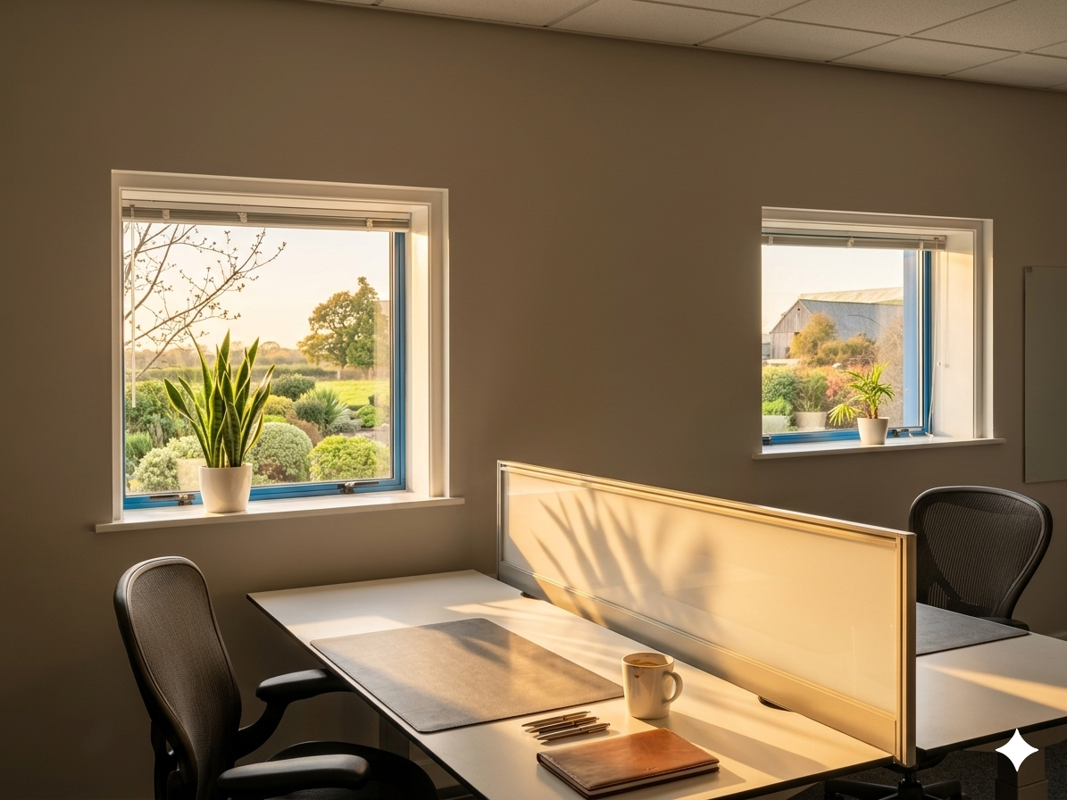 Hybrid Suite compact professional office space for 2 to 4 people